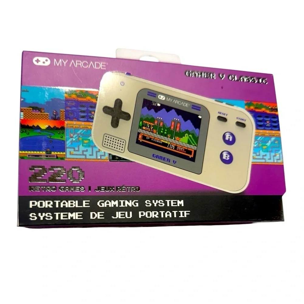 NEW My Arcade Gamer V Classic Portable Gaming System, 220 games